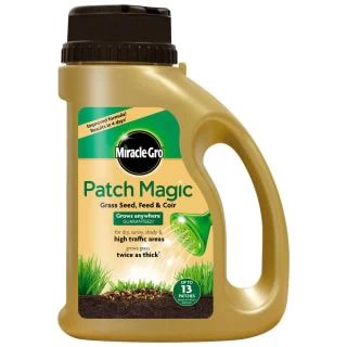 Miracle-Gro Patch Magic Grass Seed, Feed & Coir 1.1kg