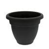 B&M Bell Pot Black Planter 35cm