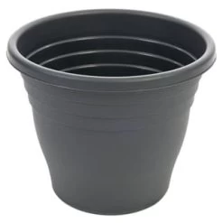 B&M Ascot Round Planter 30cm - Black