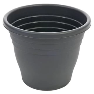 B&M Ascot Round Planter 30cm - Black