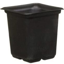 B&M Black Plant Pots 15pk