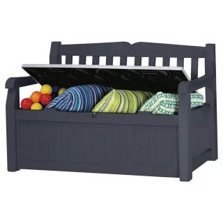 B&M Keter Eden 2-in-1 Bench Storage Set - Image 2