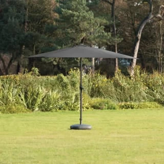 Crank Handle Parasol 2.7m - Black - Image 4