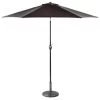 Crank Handle Parasol 2.7m - Black