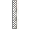 Framed Diamond Trellis - Grey