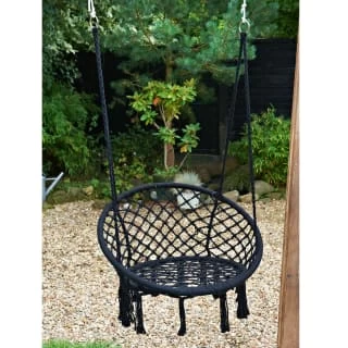 B&M Vancouver Hanging Chair - Black
