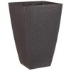 B&M Rattan Effect Planter 55m - Brown