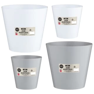 Indoor Planter 21cm - Grey - Image 3