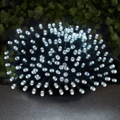Eveready Solar Powered LED String Lights 240pk - Cool White