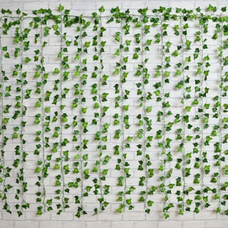 Solar Powered Artificial Ivy Leaf Curtain 150cm - Image 2
