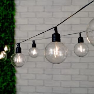 Edison Style Light Bulb String Lights 10pk