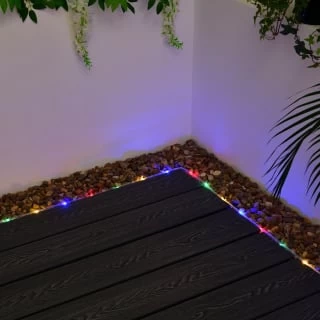 Solar Powered 10m Micro LED Rope Light - Multicolour - Image 3