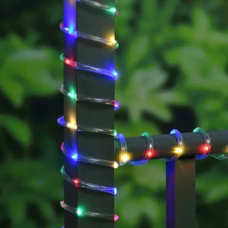 Solar Powered 10m Micro LED Rope Light - Multicolour - Image 2