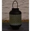 Marrakesh XL Metal Solar Powered Lantern - Metallic Gold
