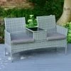 Sorrento Rattan Effect Tete-a-Tete