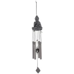 B&M Tranquil Garden Windchime - Buddha