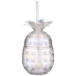 B&M Iridescent Pineapple Glass Cup
