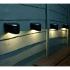 Solar Powered Down Lights - White LED 4pk