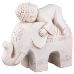B&M Buddha Elephant Garden Ornament