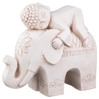 B&M Buddha Elephant Garden Ornament