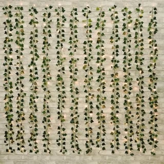 Solar Powered Artificial Ivy Leaf Curtain 180 X 180cm