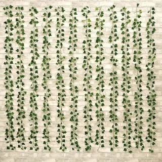Solar Powered Artificial Ivy Leaf Curtain 180 X 180cm - Image 2