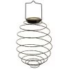 B&M Solar Powered Spiral Lantern - Black