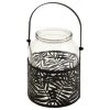 B&M Urban Eden Glass & Metal Jar - Black