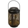 B&M Urban Eden Solar Powered Metal Lantern