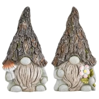 B&M Solar Rustic Gonk Gnome Ornament - Mushroom - Image 3