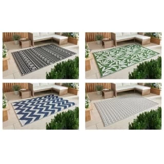 B&M Extra Large Outdoor Rug 1.5 X 2.1m - Green - Image 2