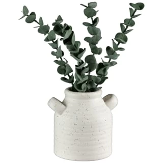 B&M Stone White Vase With Plants
