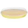 B&M Food Tray With Clear Lid - Yellow